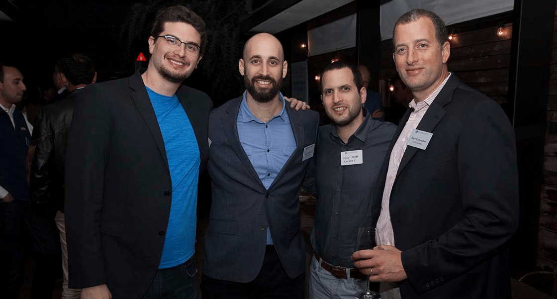 Axonius & YLV (Left to right Dean Sysman, Ofer Schreiber, Ofri Shur, Yoav Leitersdorf)-1